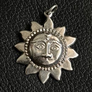 Sterling Silver Klaatu Sun Sunshine pendant